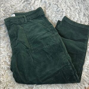 Time and Tru Green Corduroy Jeans
